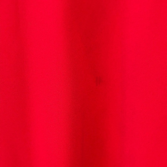 Love Tree Vibrant Red Tie-Front Scrunch Long Sleeve Blouse Size M - Picture 3 of 5